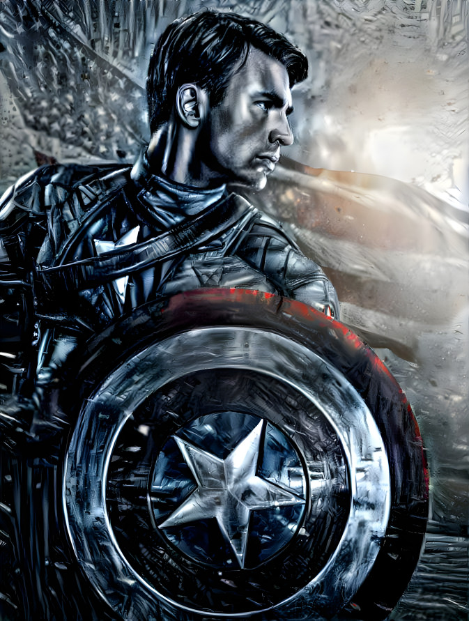 Metalic Captain America