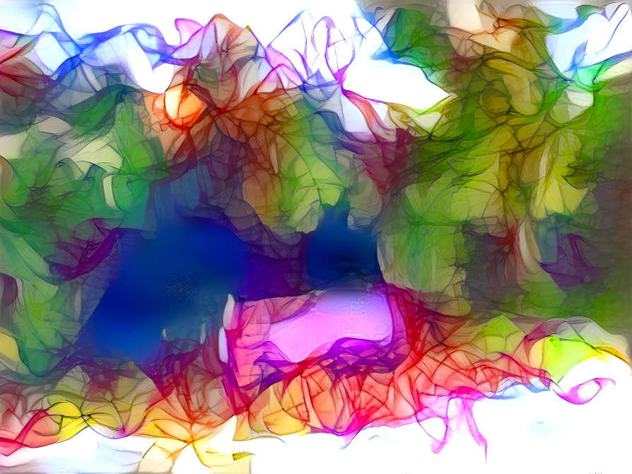 Abstract color splash