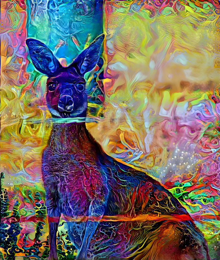 Psychedelic Kangaroo