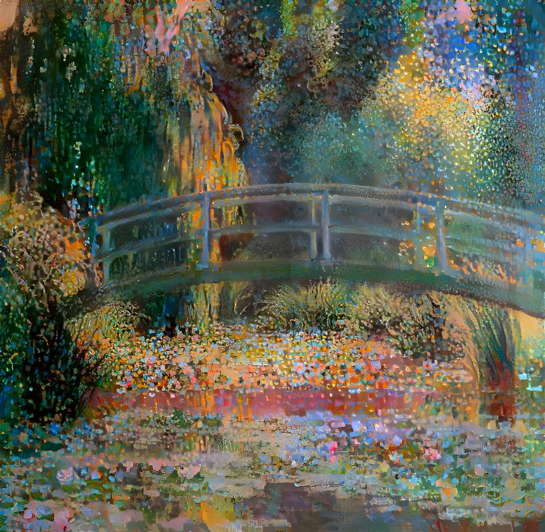 Monet's garden  ...