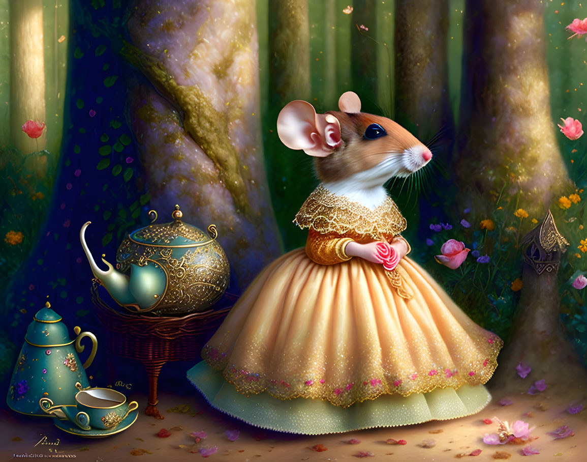 Tea Mouse by Dana