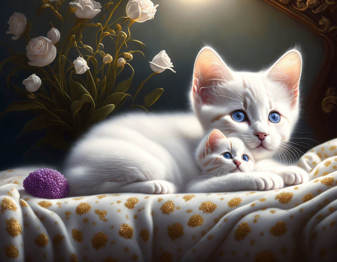 White Kitten by Dana Edwards