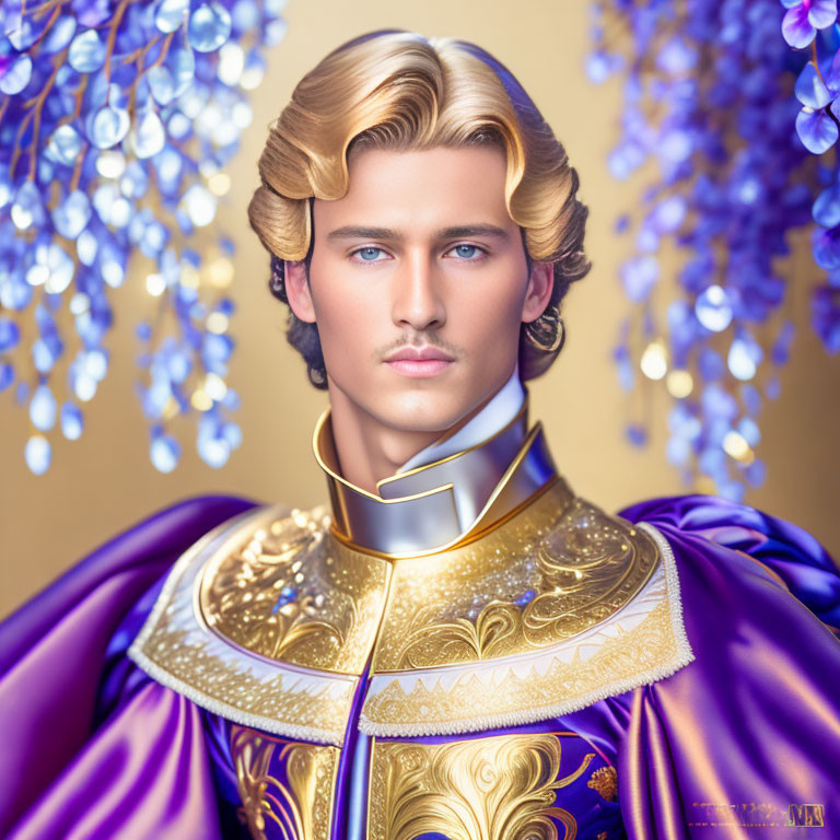 Handsome Prince Portrait by Dana