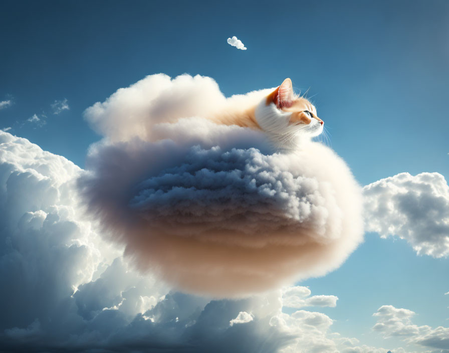 Cat On A Cloud by Dana Edwards