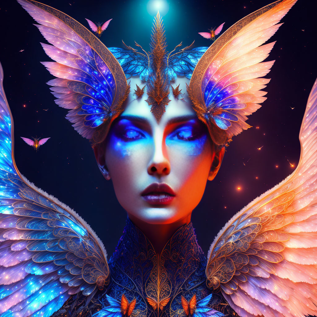 The Electric Blue Eyed Angel by Dana Edwards