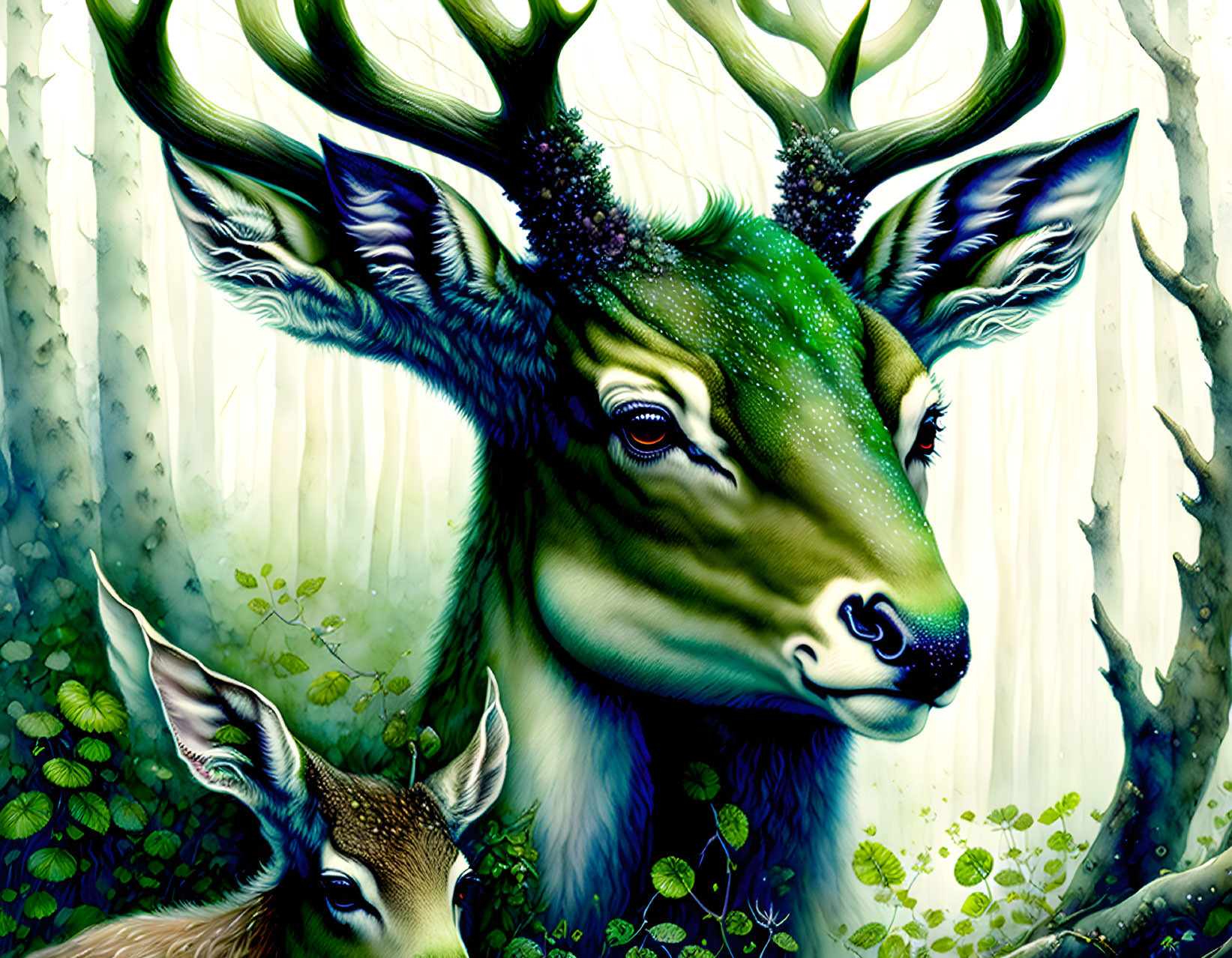 The Alien and The Deer by Dana 