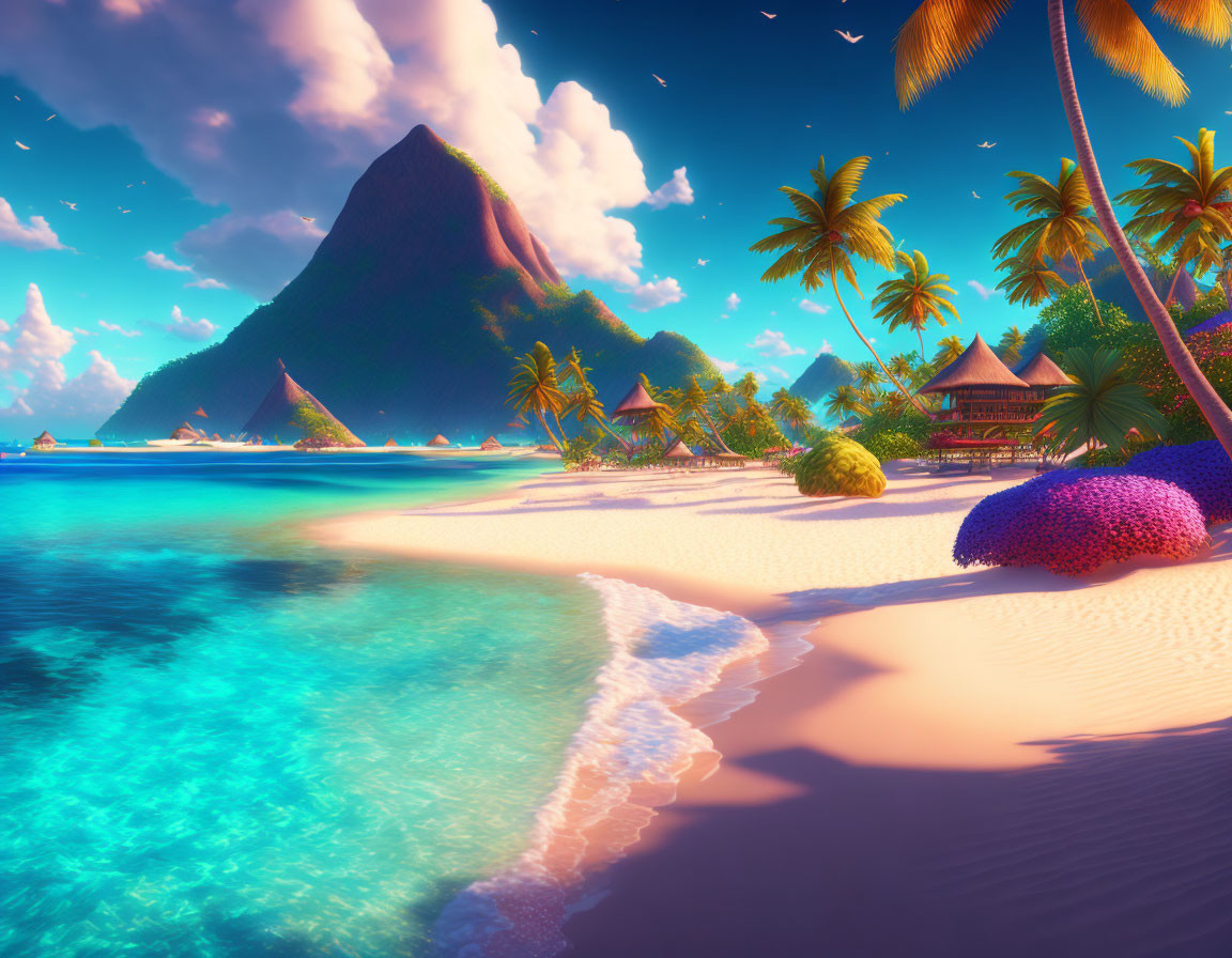 Sims Vacation Ad, Tahiti 
