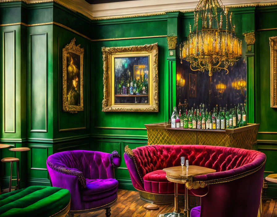 Emerald Lounge by Dana Edwards