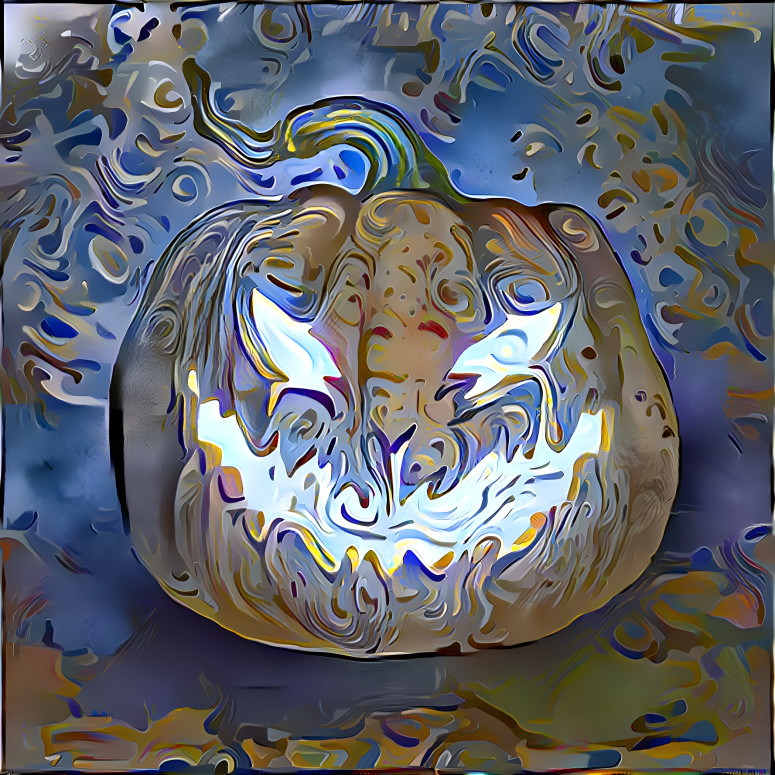 Citrouille sculptée effrayante pour Halloween