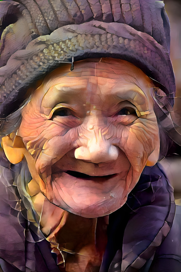 old chines lady