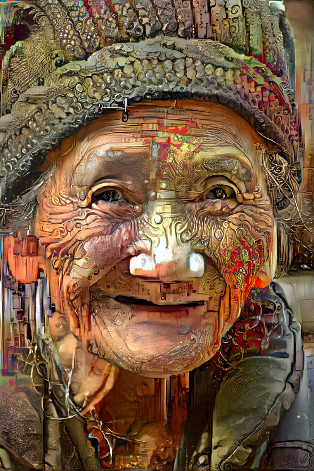 old lady smile
