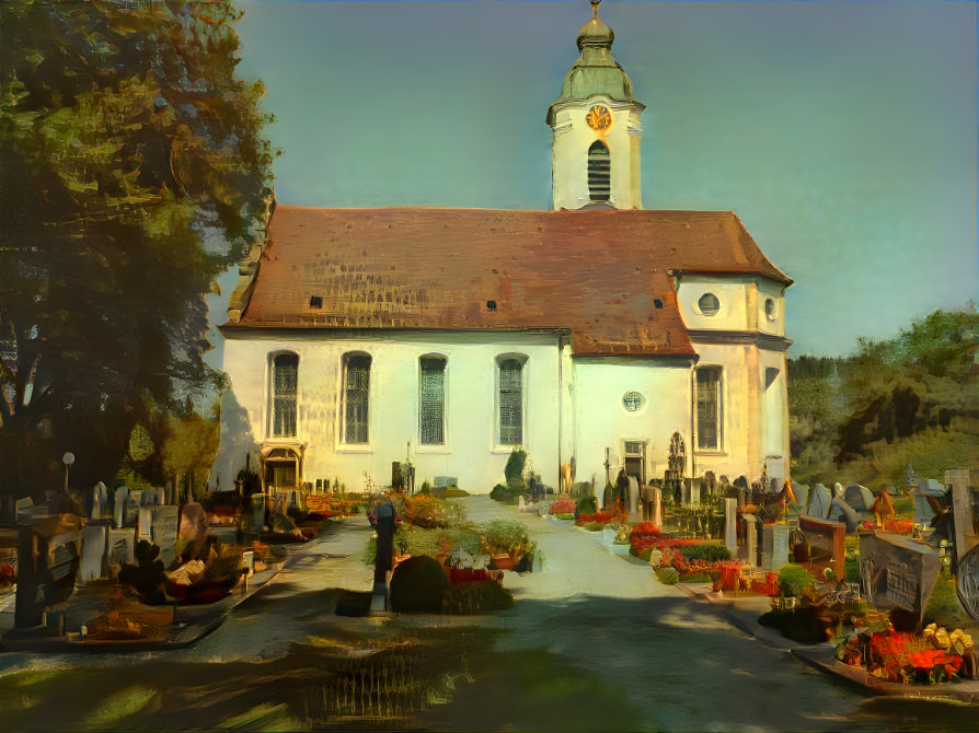 Church and graveyard