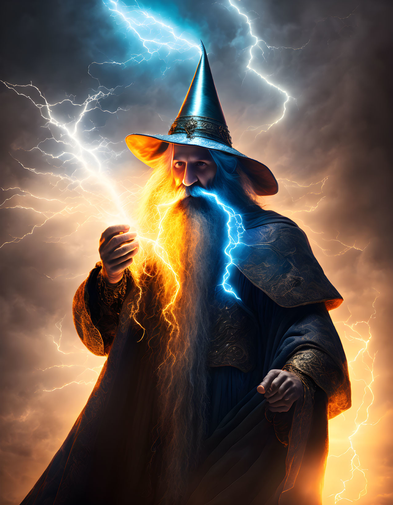 The ancient lightning wizard