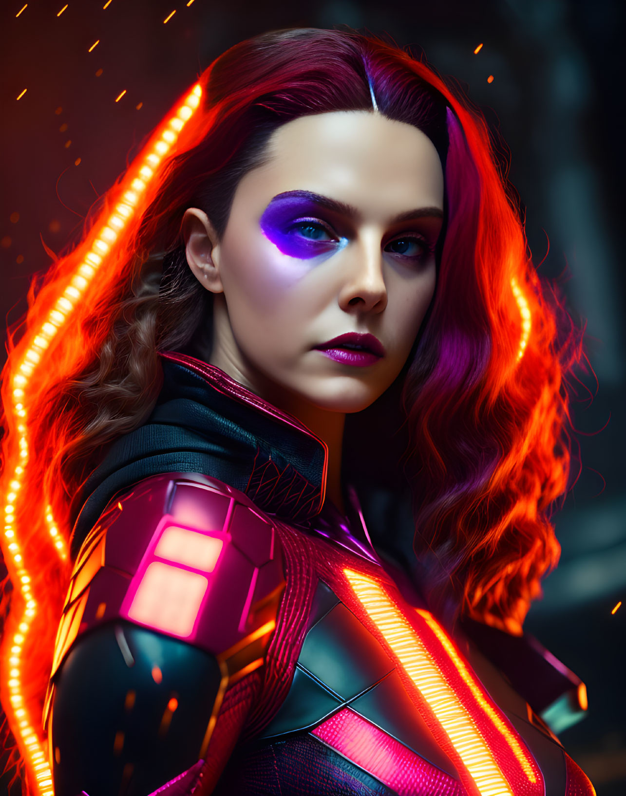 Cyberpunk scarlet witch 