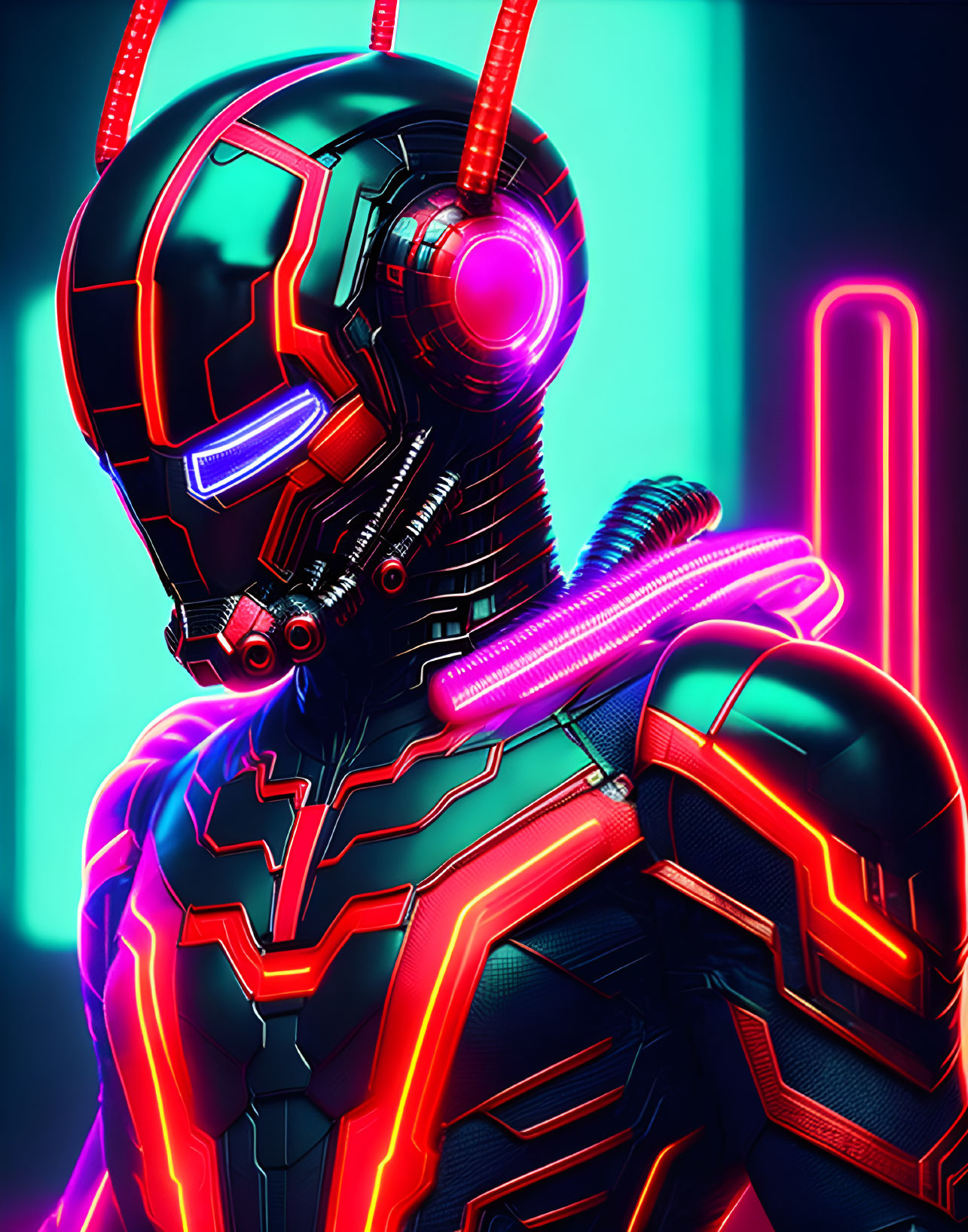 Cyberpunk ant-man