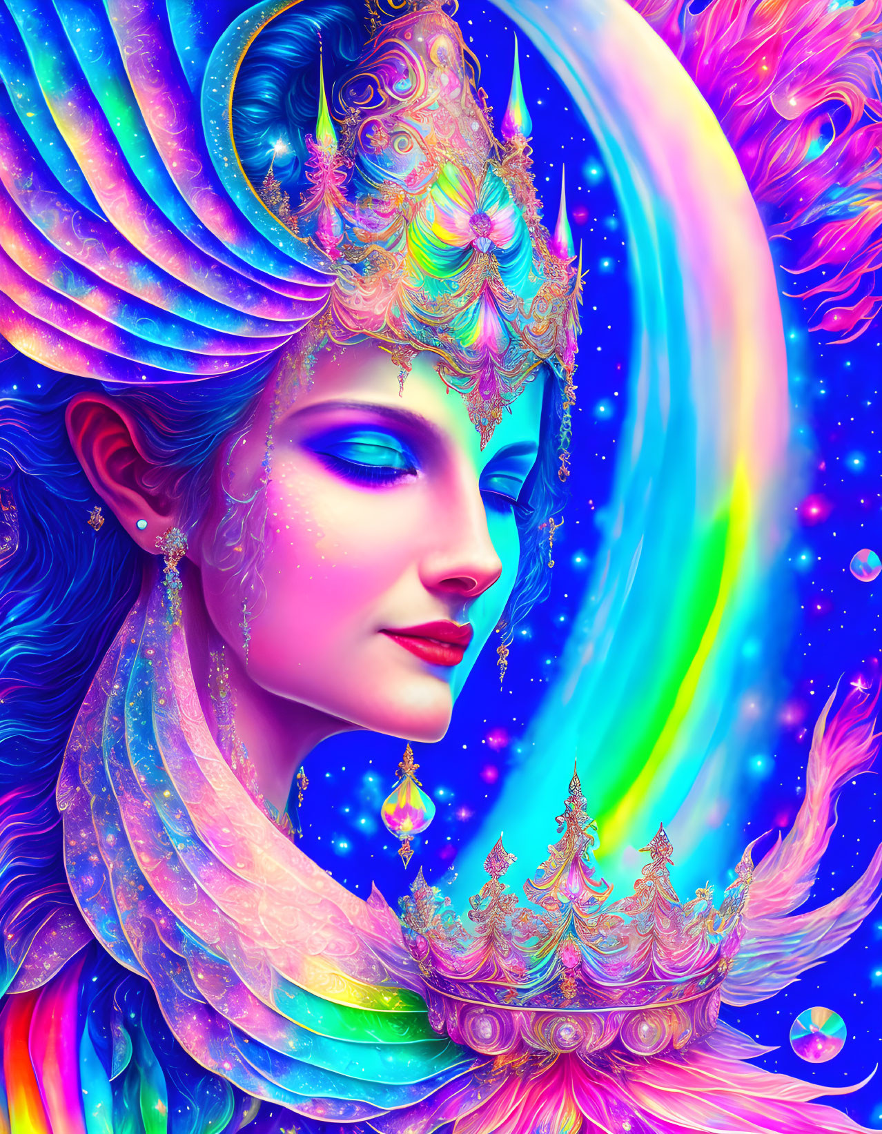 The goddess of rainbows 