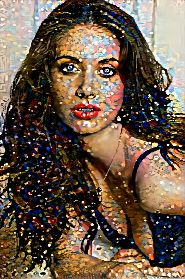 Alison Brie wild abstract 