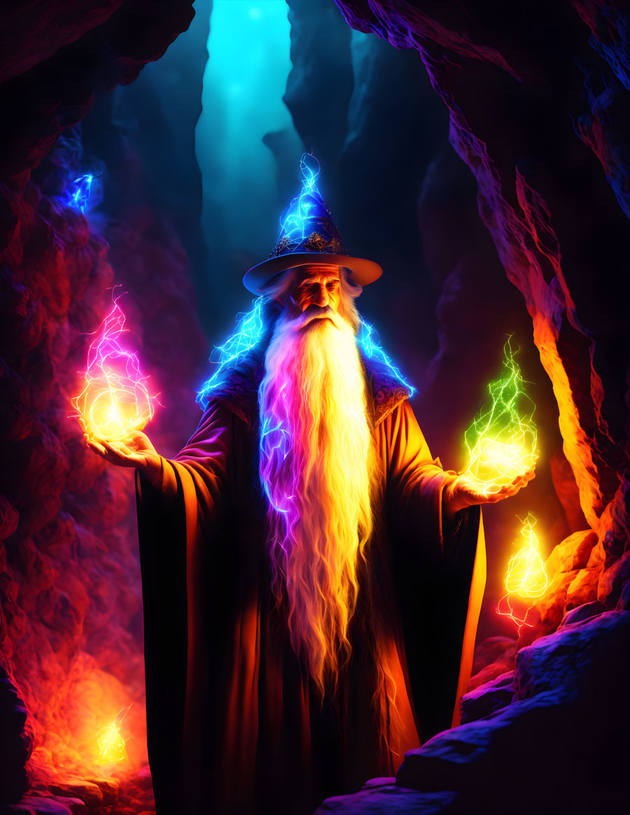 The high wizard of the secret magic 
