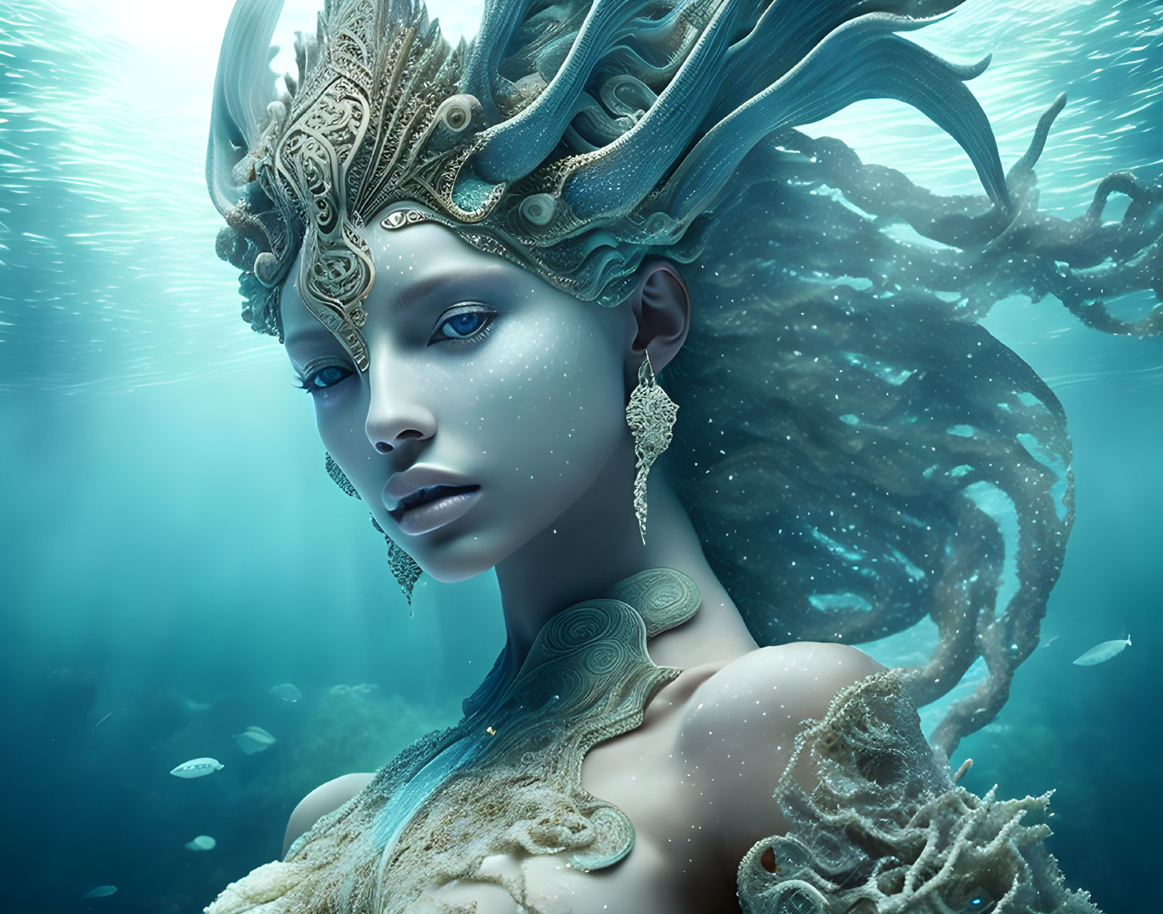 The ocean goddess 