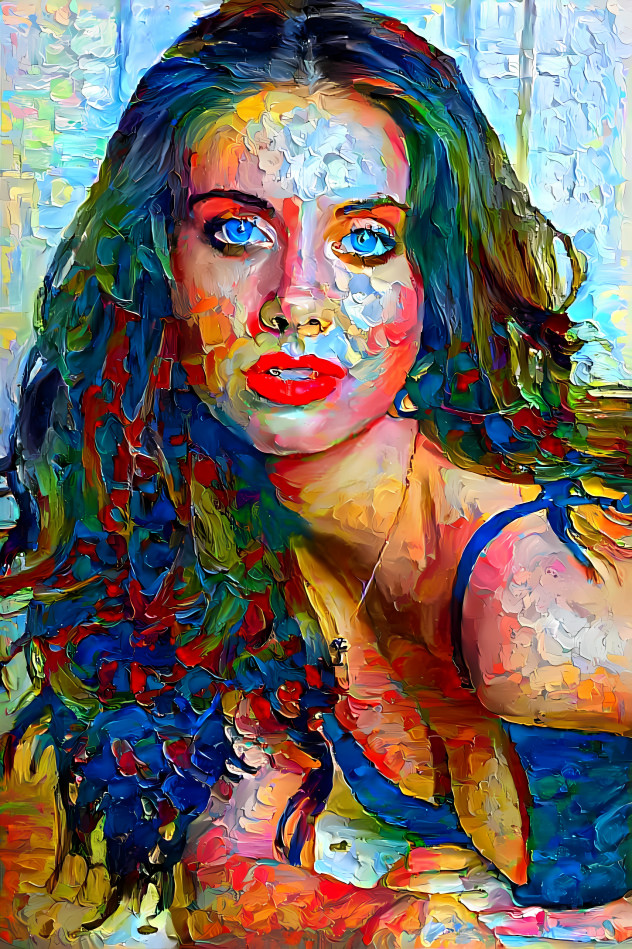 Alison Brie colorful