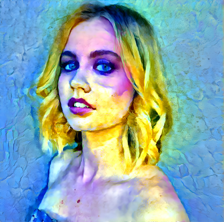 Angourie Rice watercolor 