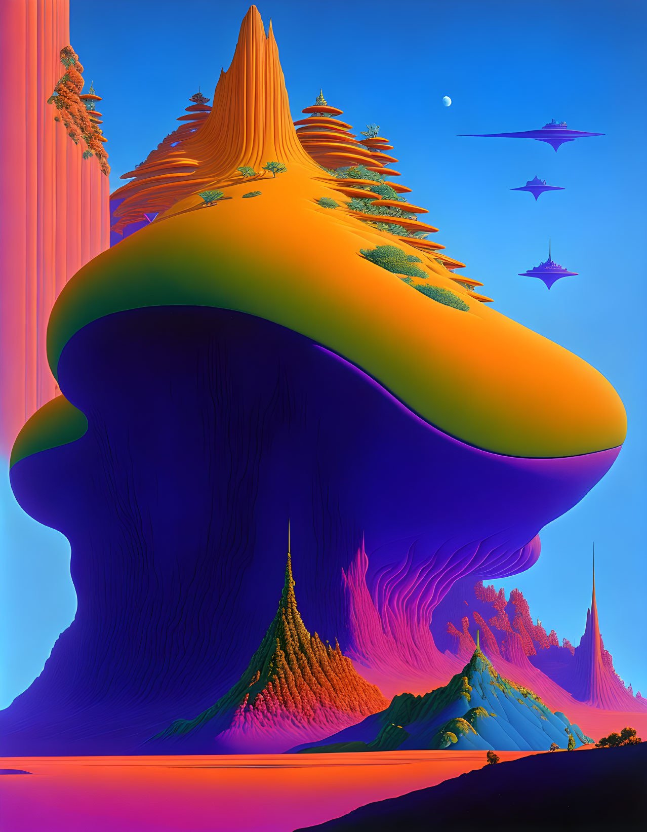 Alien mountain 