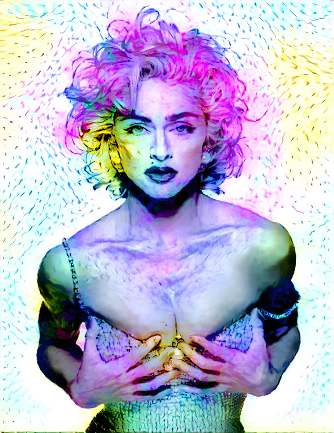 Madonna rainbow sparks 