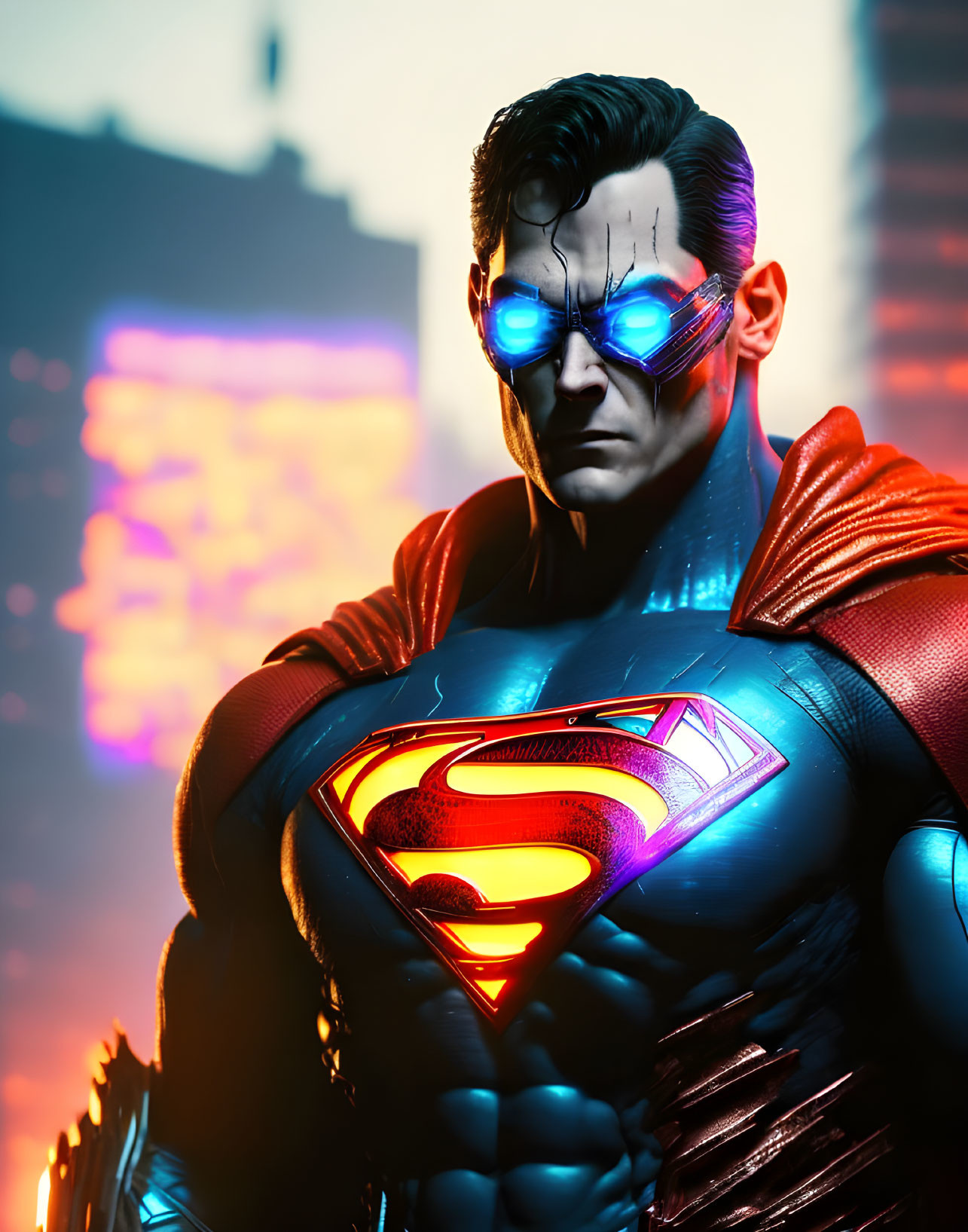Cyberpunk Superman 