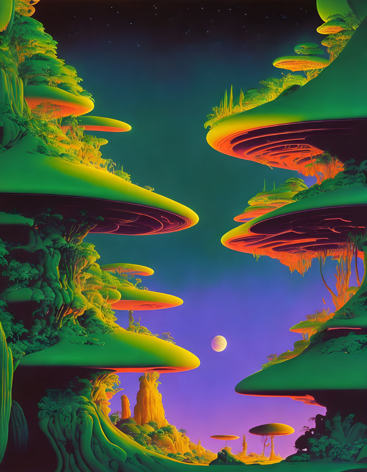 Mushroom jungle 