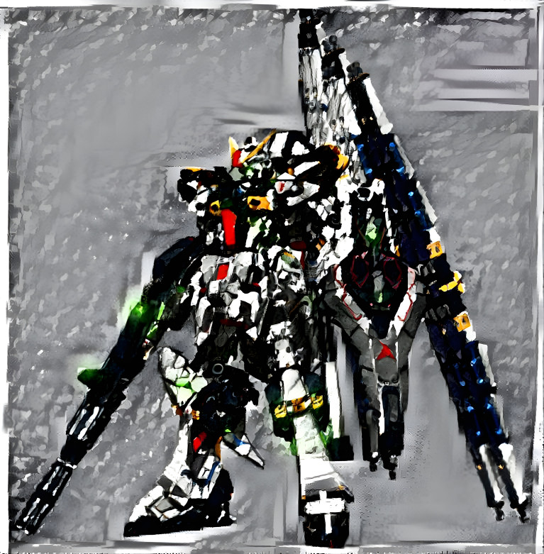 Nu-Gundam mosaic