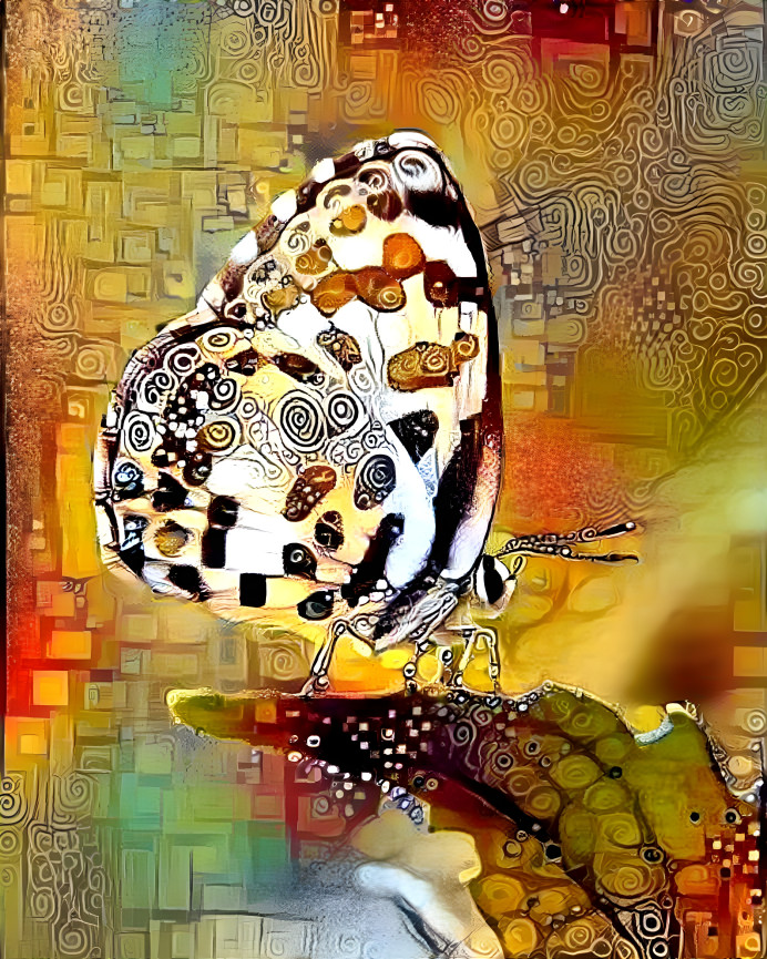 Klimt's butterfly
