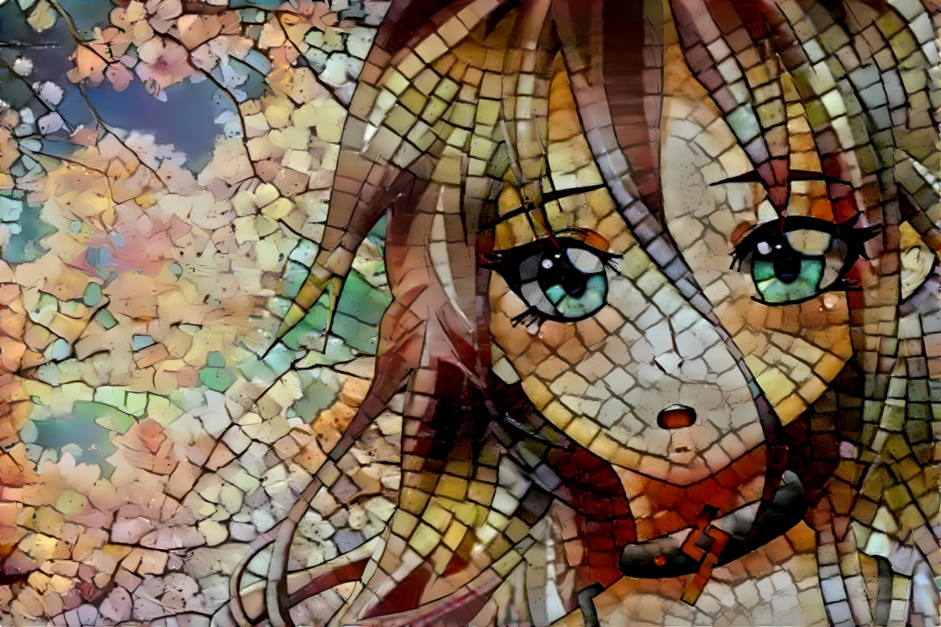 Manga in mosaics