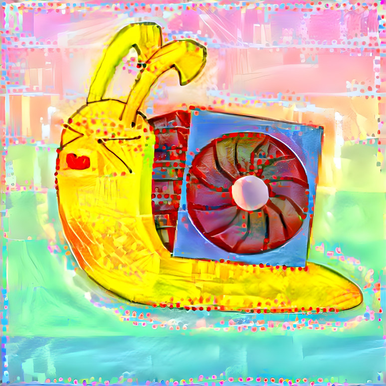 colorful snail 
