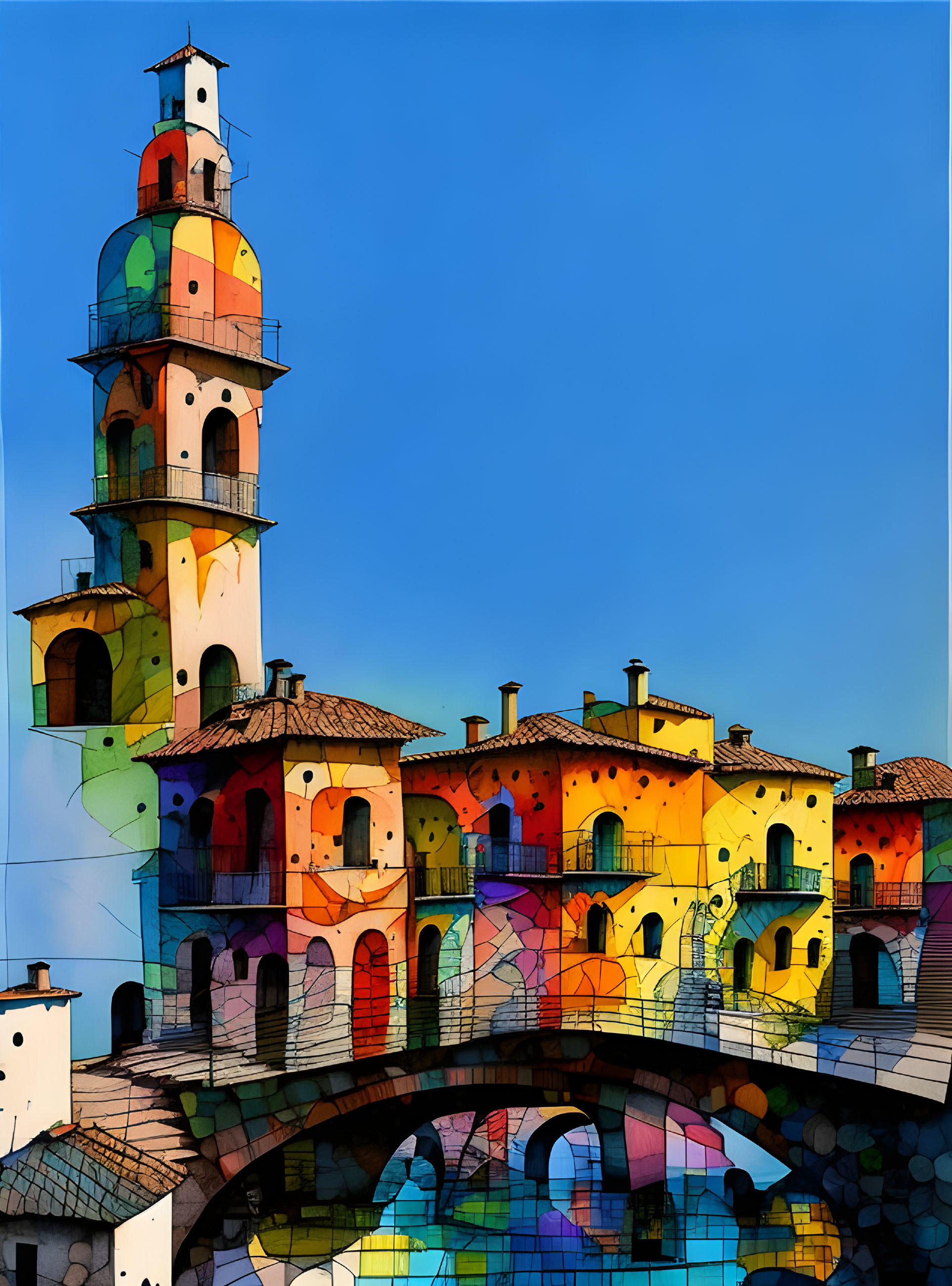 Watercolor in Burano 1