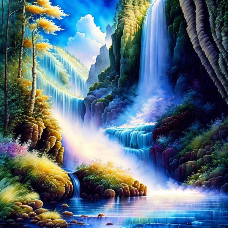 The Waterfall Painting