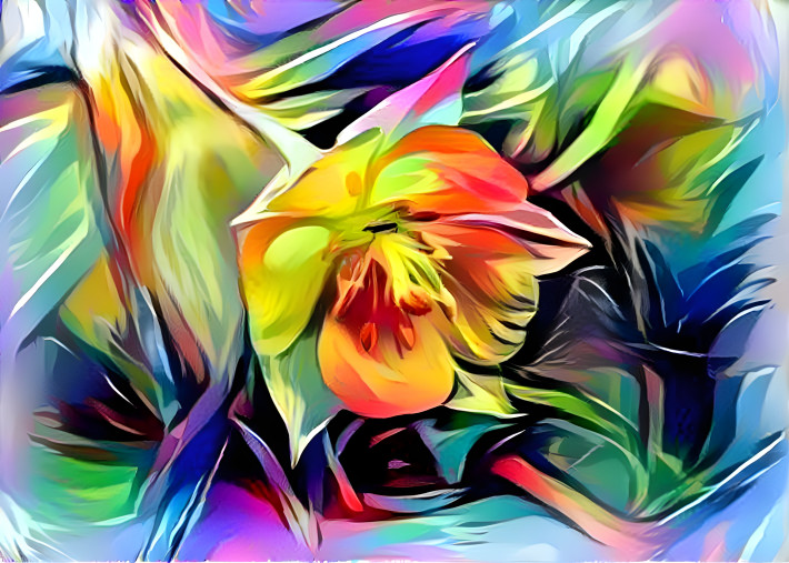 Multicolor Flower Design