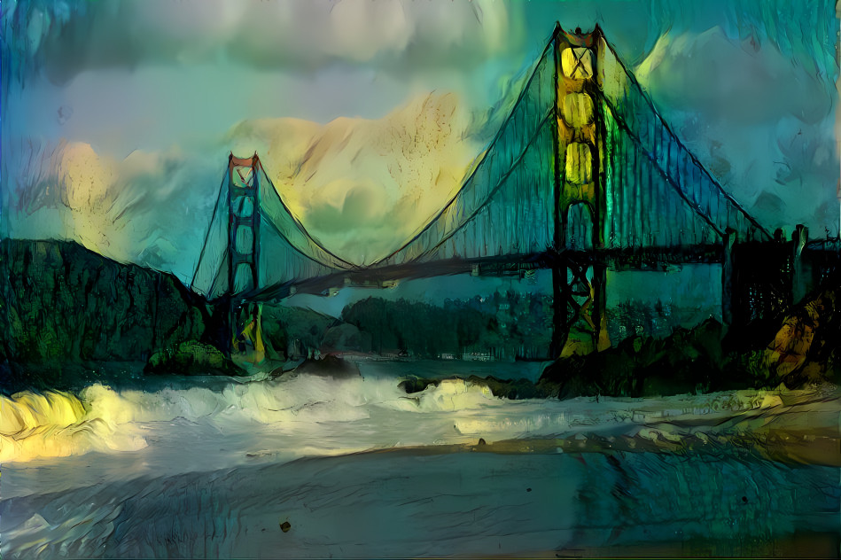 Gloomy Golden Gate Bridge