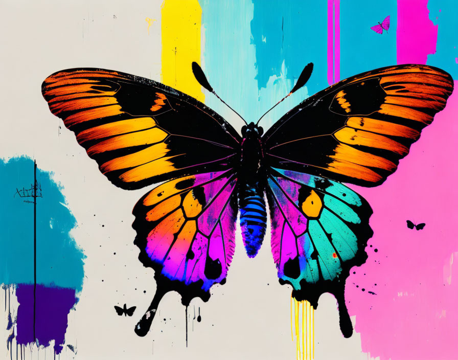 Jean-Michel Basquiat Butterfly 43
