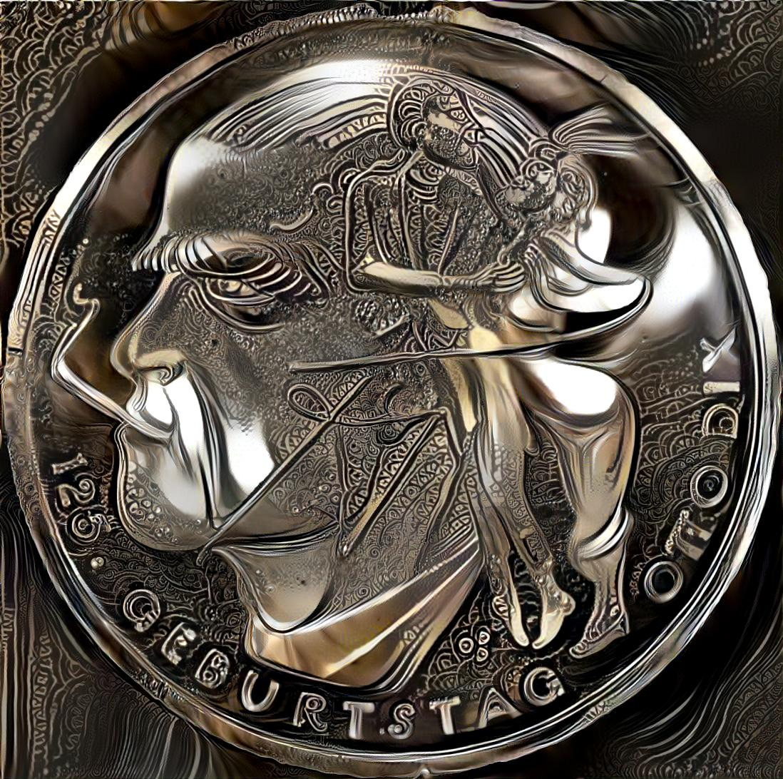German coin Artist Otto Dix 