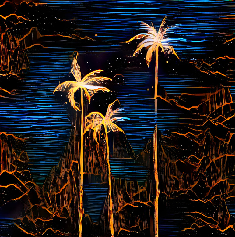 Palm trees of Mars