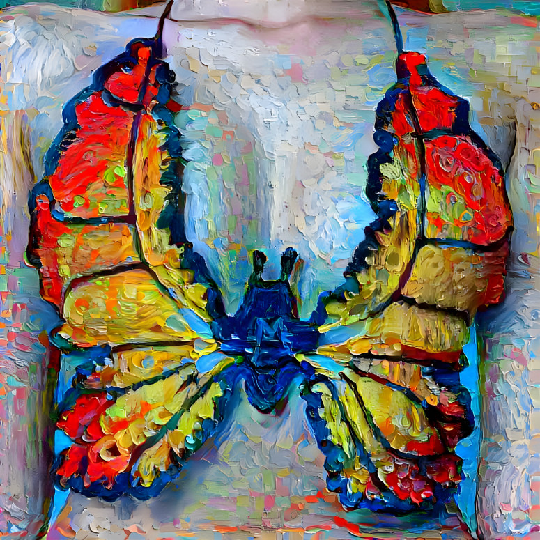 Butterfly bra