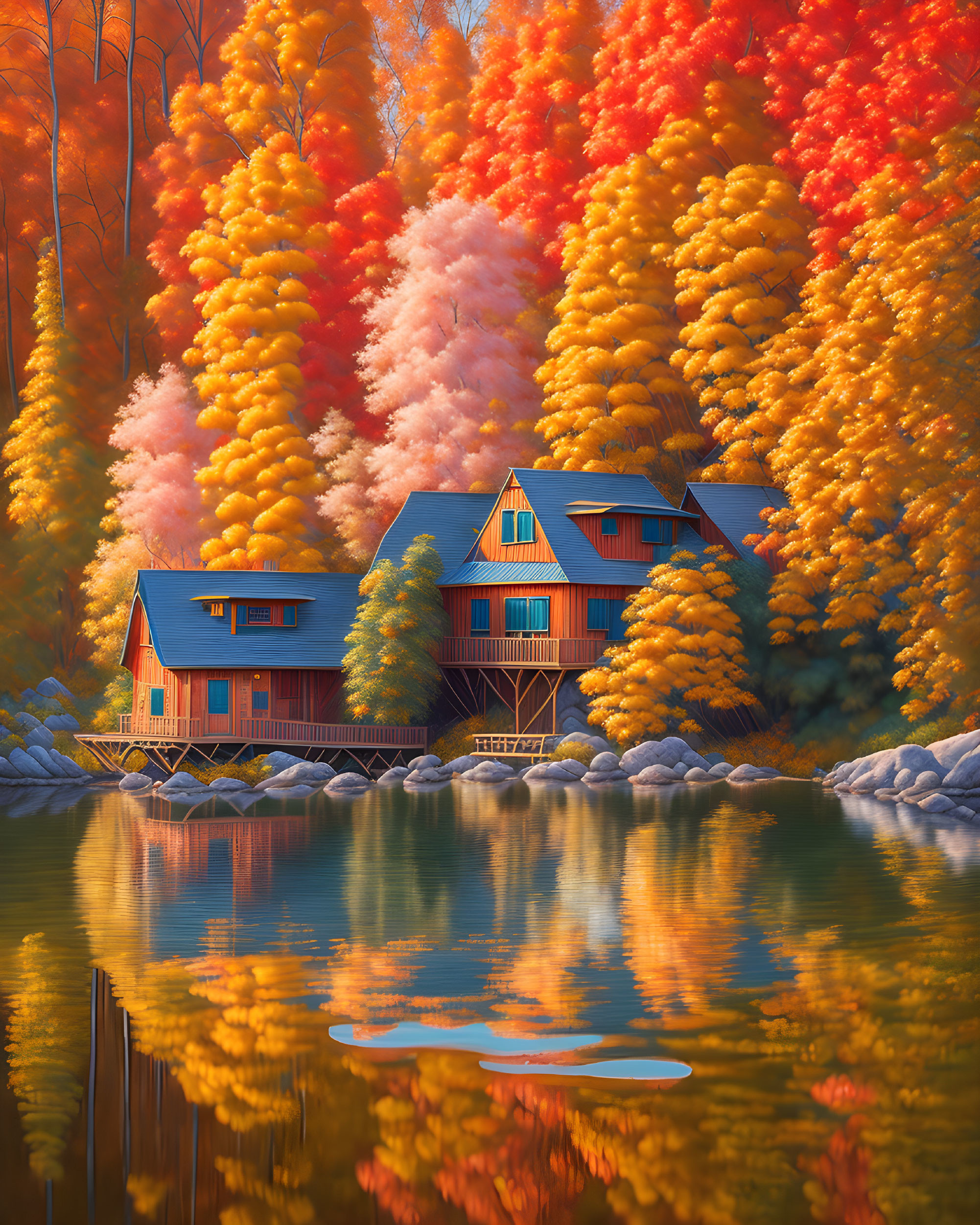 Another Autumn Boat House
