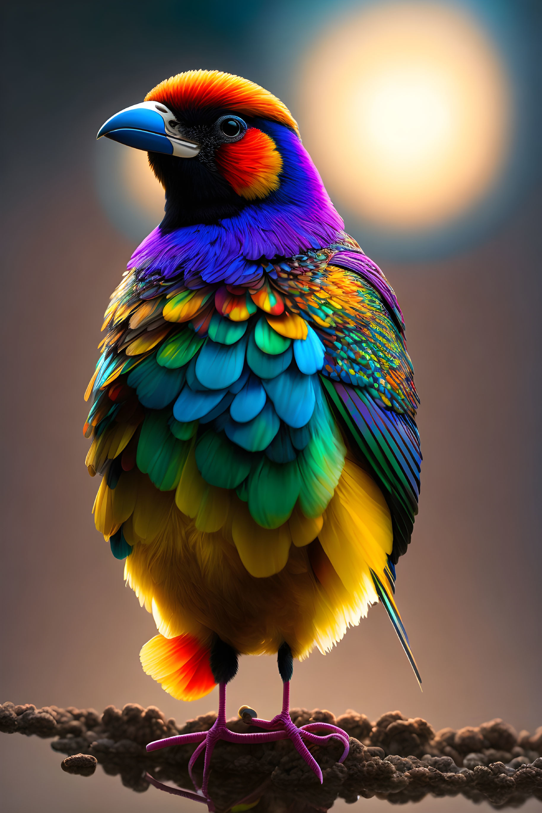 Amazing Technicolor Dream Bird