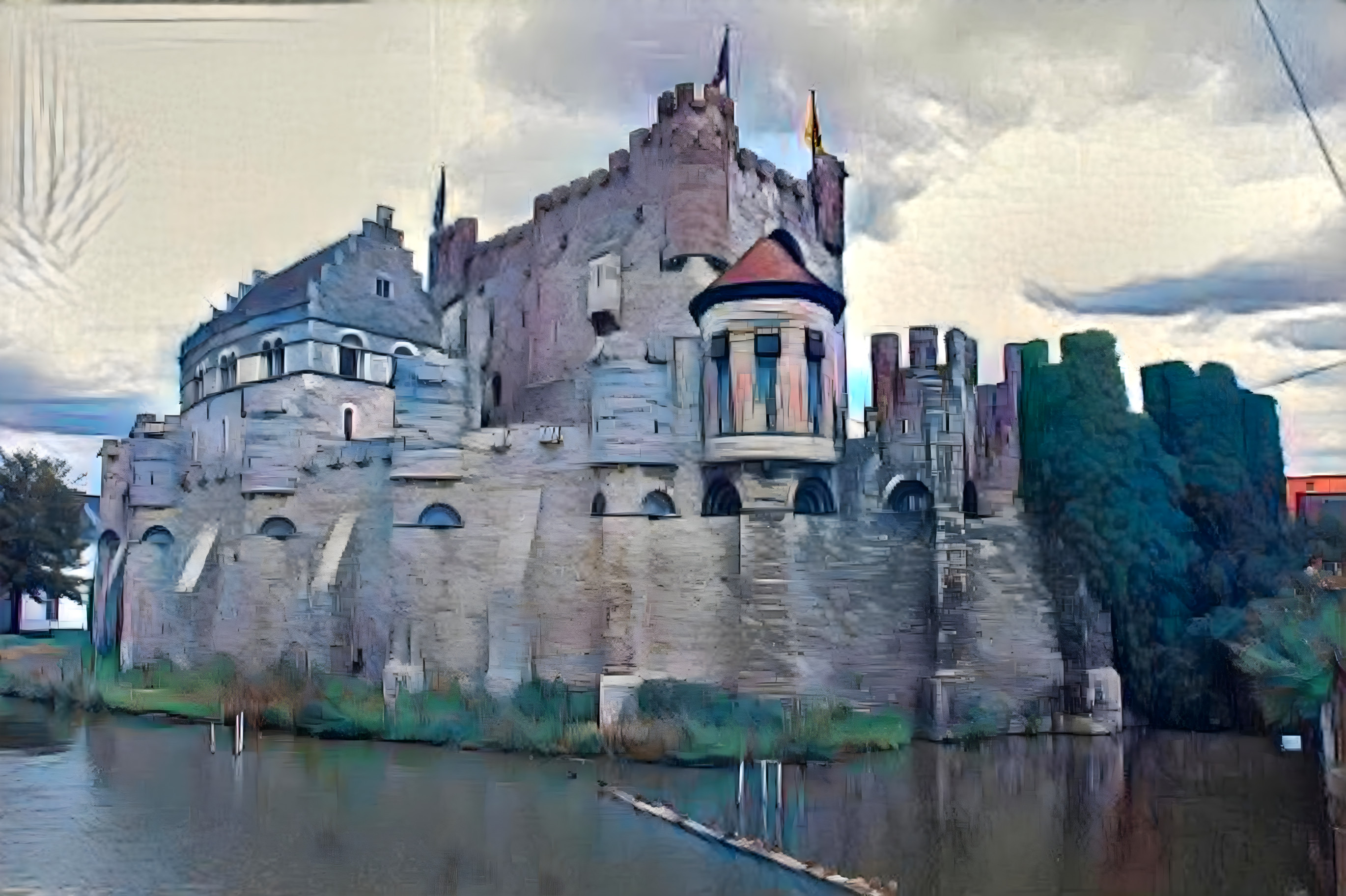 Castle with Moat 