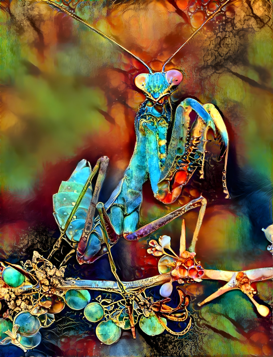 Pray on Little Mantis 