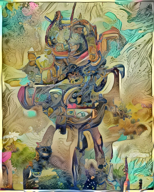 Steampunk Mutant Robot