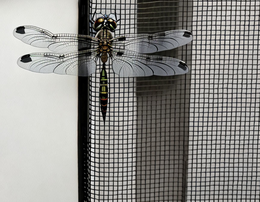 Dragonfly on a Screen