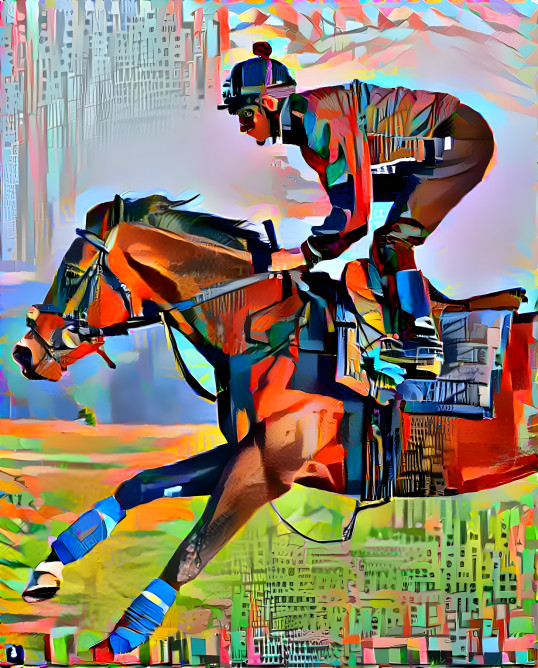 Jockey Horse race Derby or Preakness or Belmont?