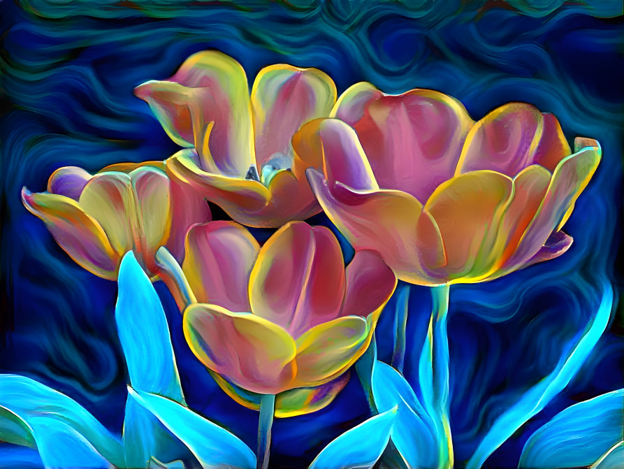 Tulips Under the Sea