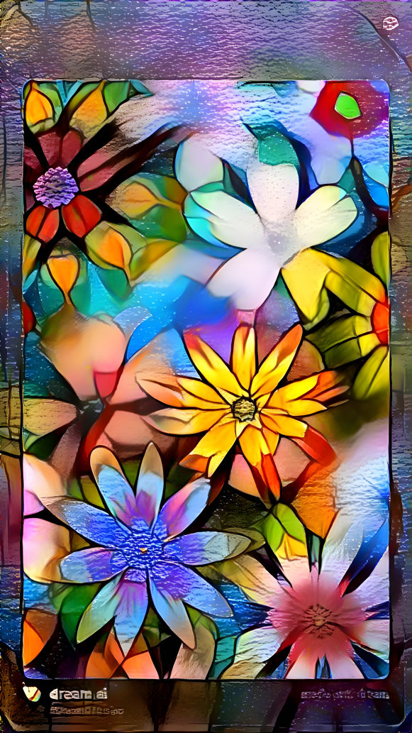 Flowery Stained Glass